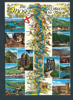 Von Koblenz bis Trier an der Mosel